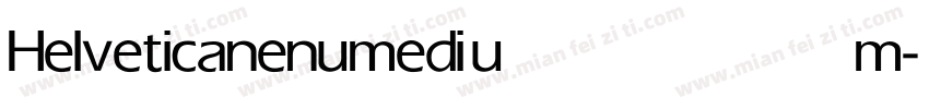 Helveticanenu medium字体转换